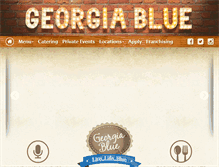 Tablet Screenshot of georgiablue.net